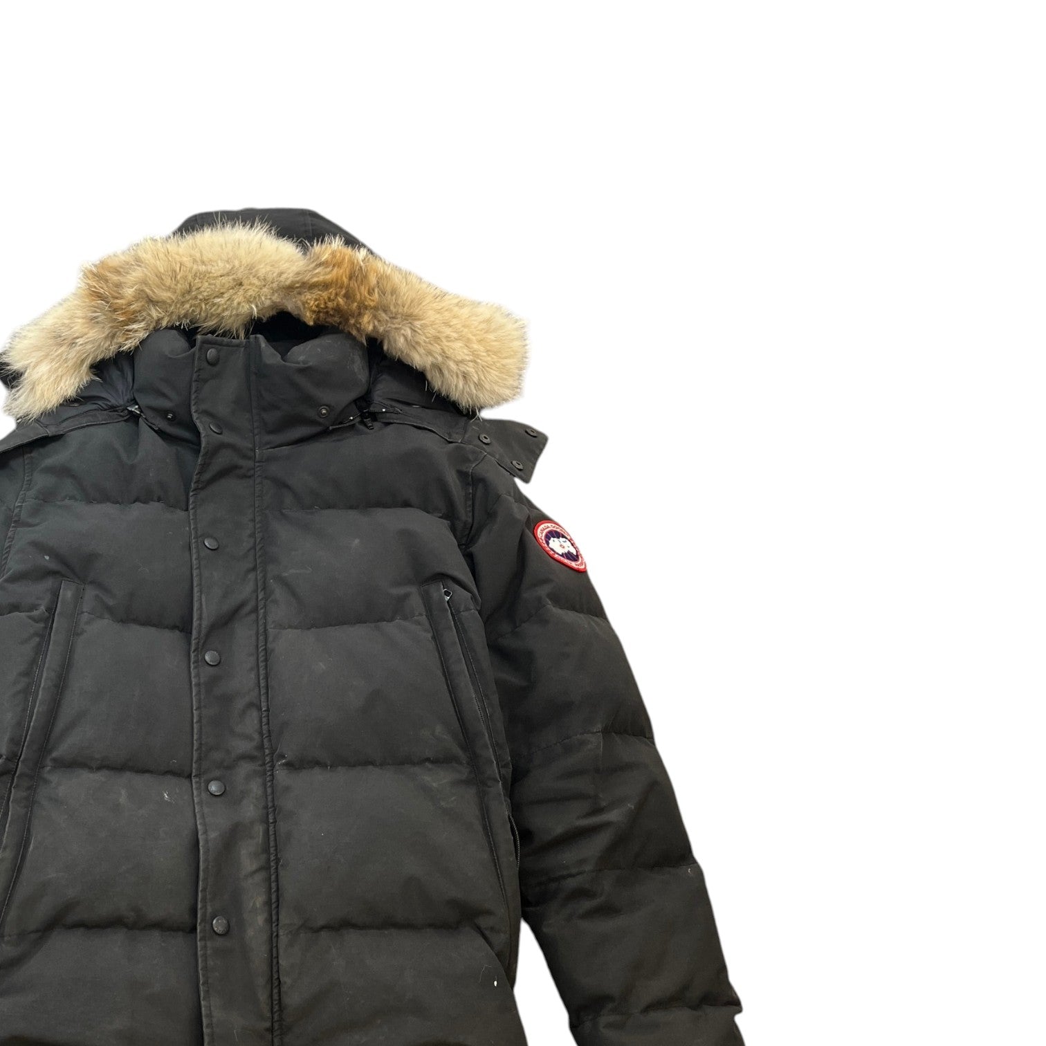Men's Wyndham Parka Down Jacket Black Size XXL - Photo 3