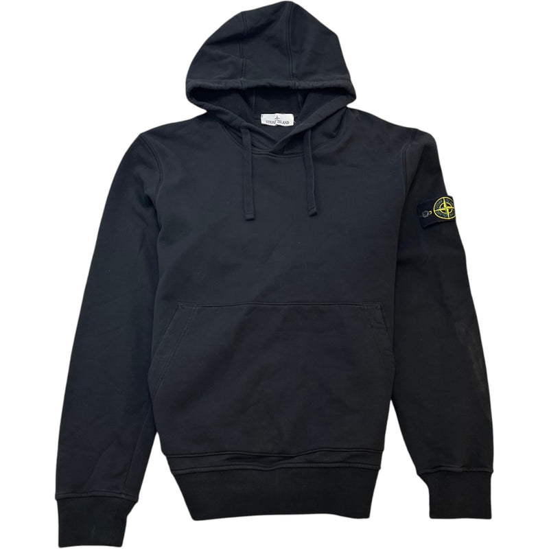 Men's Applique Logo Hoodie Black Size XL