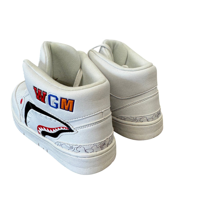 Women's Shark Cloud Stas High Trainers White Size EU 38 / UK 5