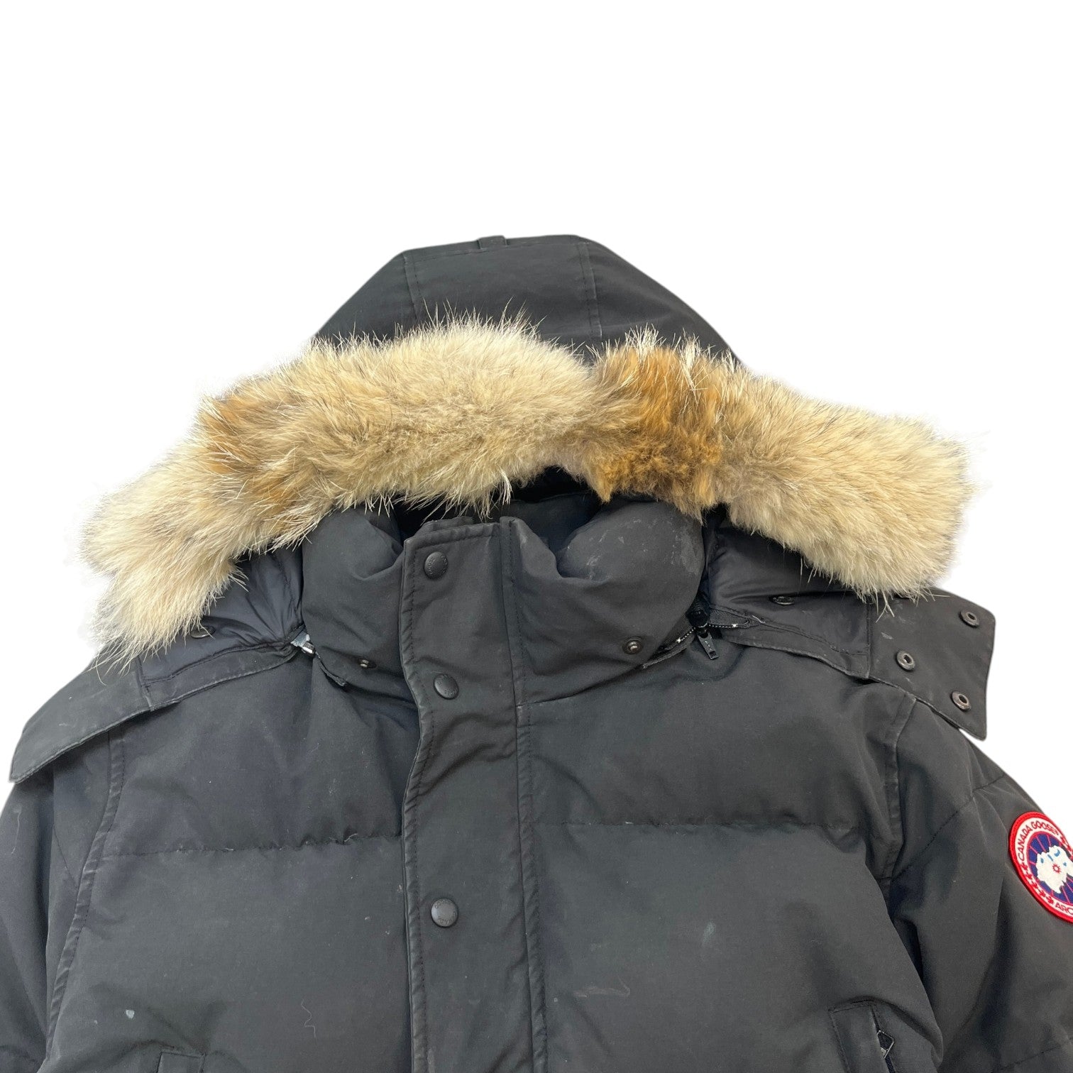 Men's Wyndham Parka Down Jacket Black Size XXL - Photo 5