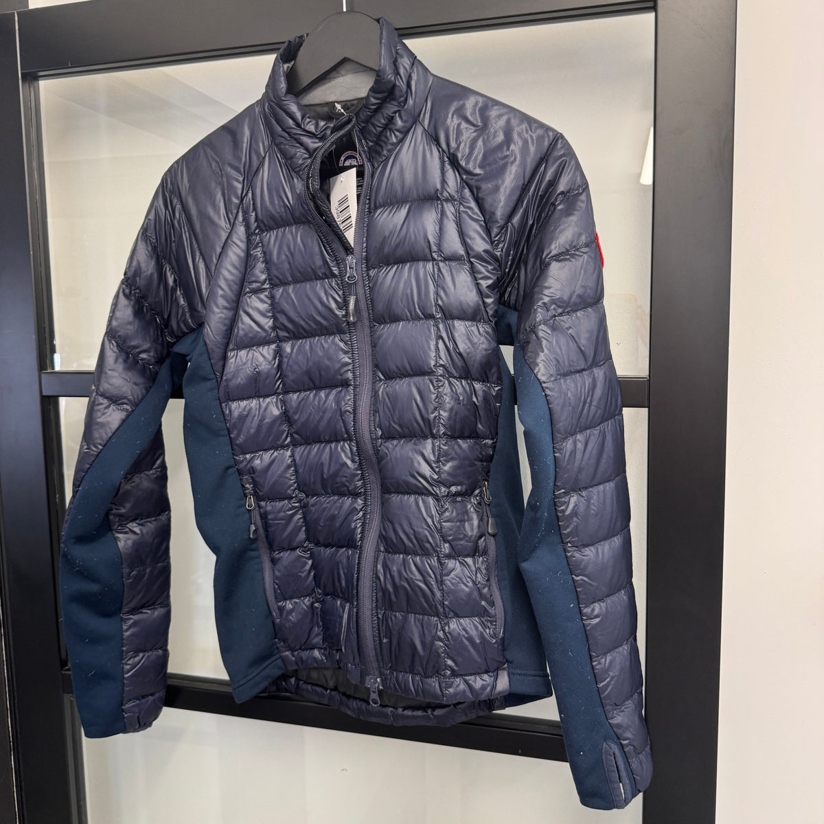Men's Hybridge Down Jacket Navy Size S - Photo 7