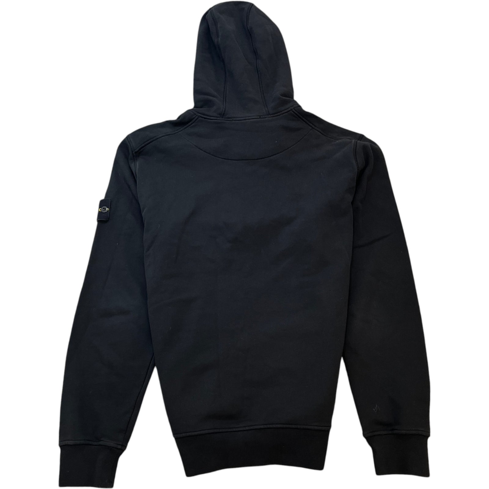 Men's Applique Logo Hoodie Black Size XL - Photo 2
