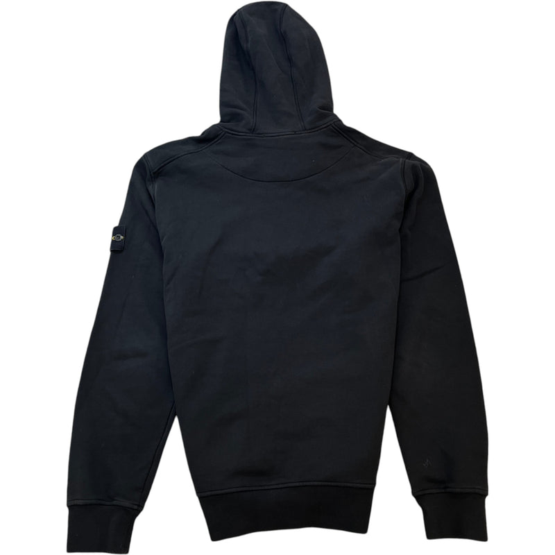 Men's Applique Logo Hoodie Black Size XL