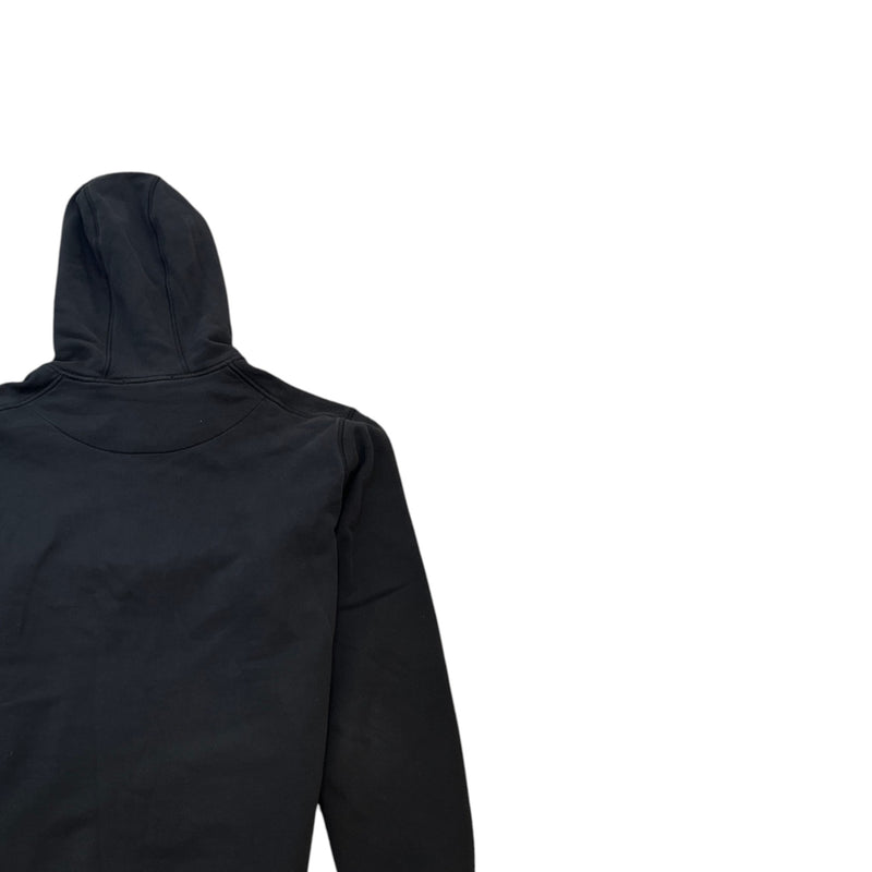 Men's Applique Logo Hoodie Black Size XL