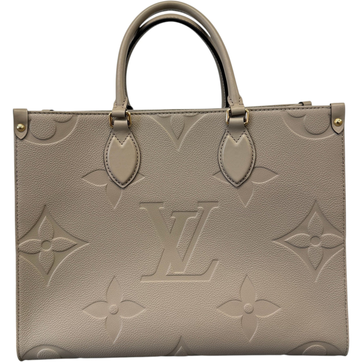 Women's Empreinte Leather OnTheGo MM Handbag Beige - Photo 3