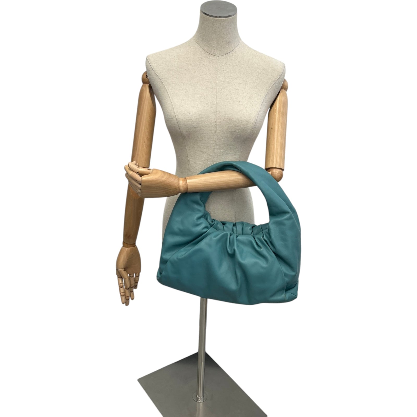 Women's Large Shoulder Pouch Bag Blue - Photo 2