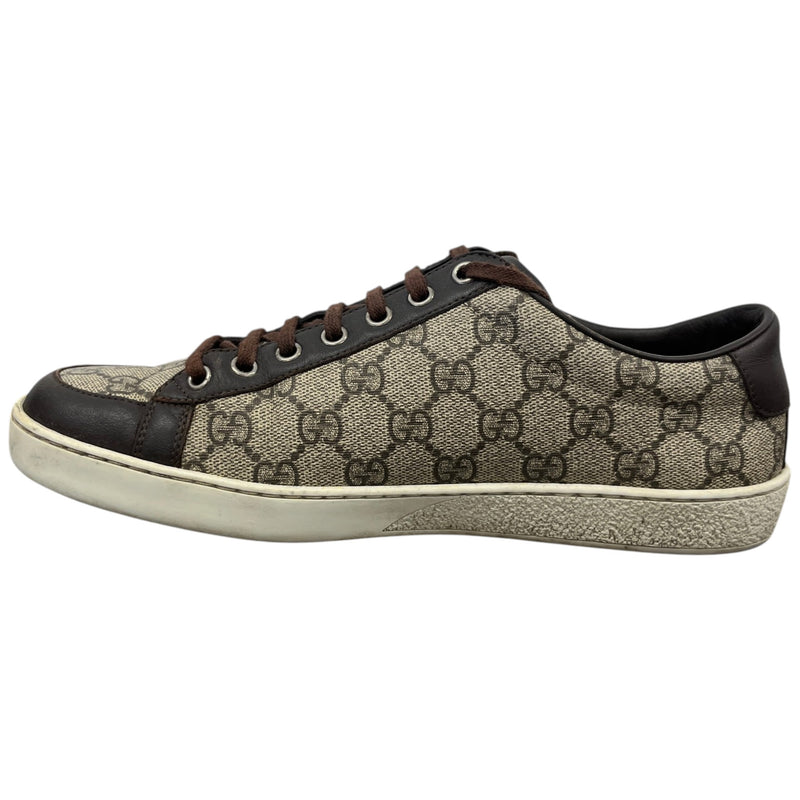Men's GG Supreme Brooklyn Low Trainers Brown Size UK 6 / EU 40