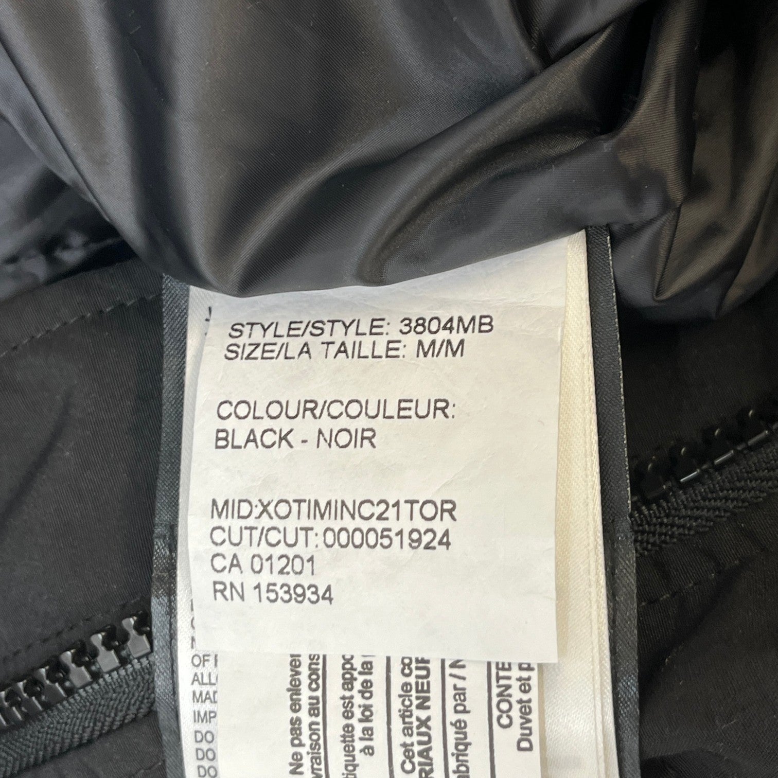 Men's Macmillan Down Jacket Black Size M - Photo 7