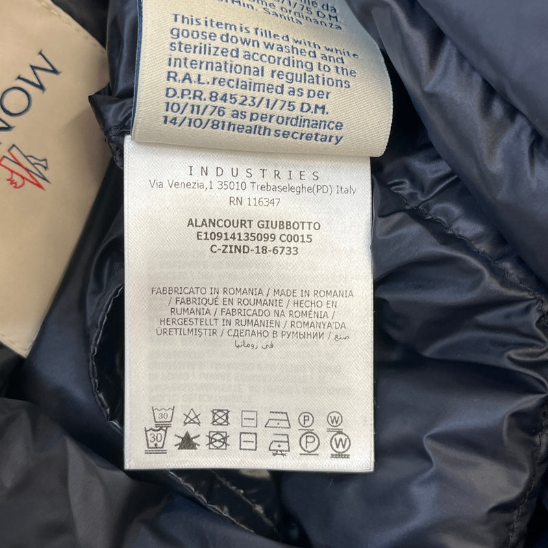 Men's Alancourt Down Jacket Navy Size 2 / M