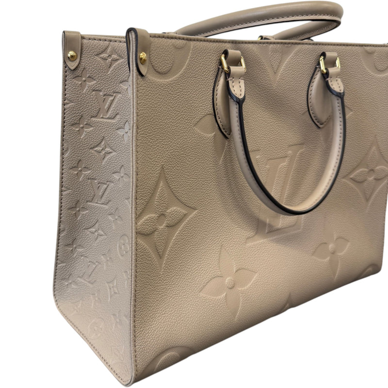 Women's Empreinte Leather OnTheGo MM Handbag Beige