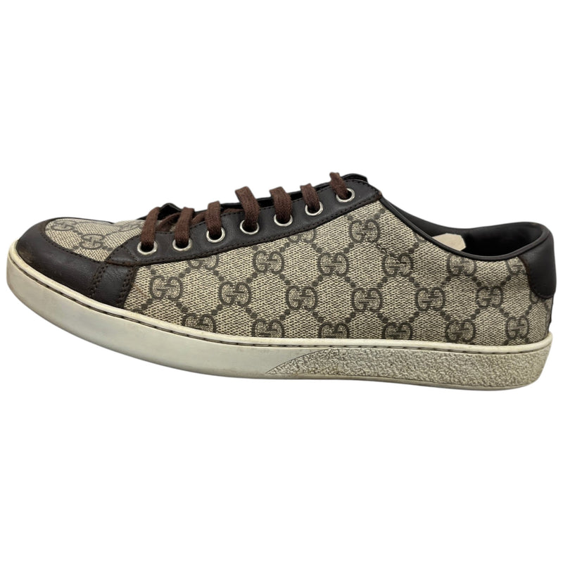 Men's GG Supreme Brooklyn Low Trainers Brown Size UK 6 / EU 40