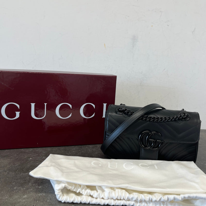 Women's Gg Marmont Small Bag Black