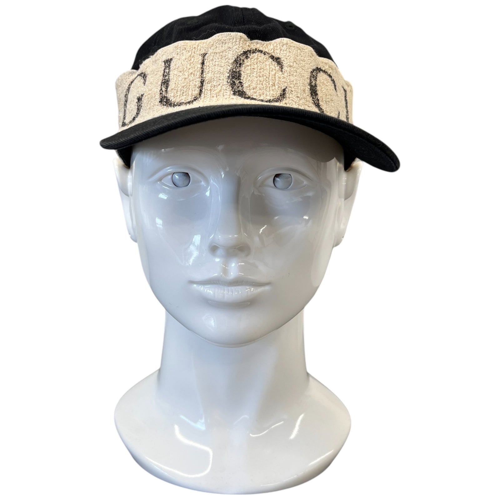 Men's Gabardine Gucci Headband Hat Black Size M - Photo 2