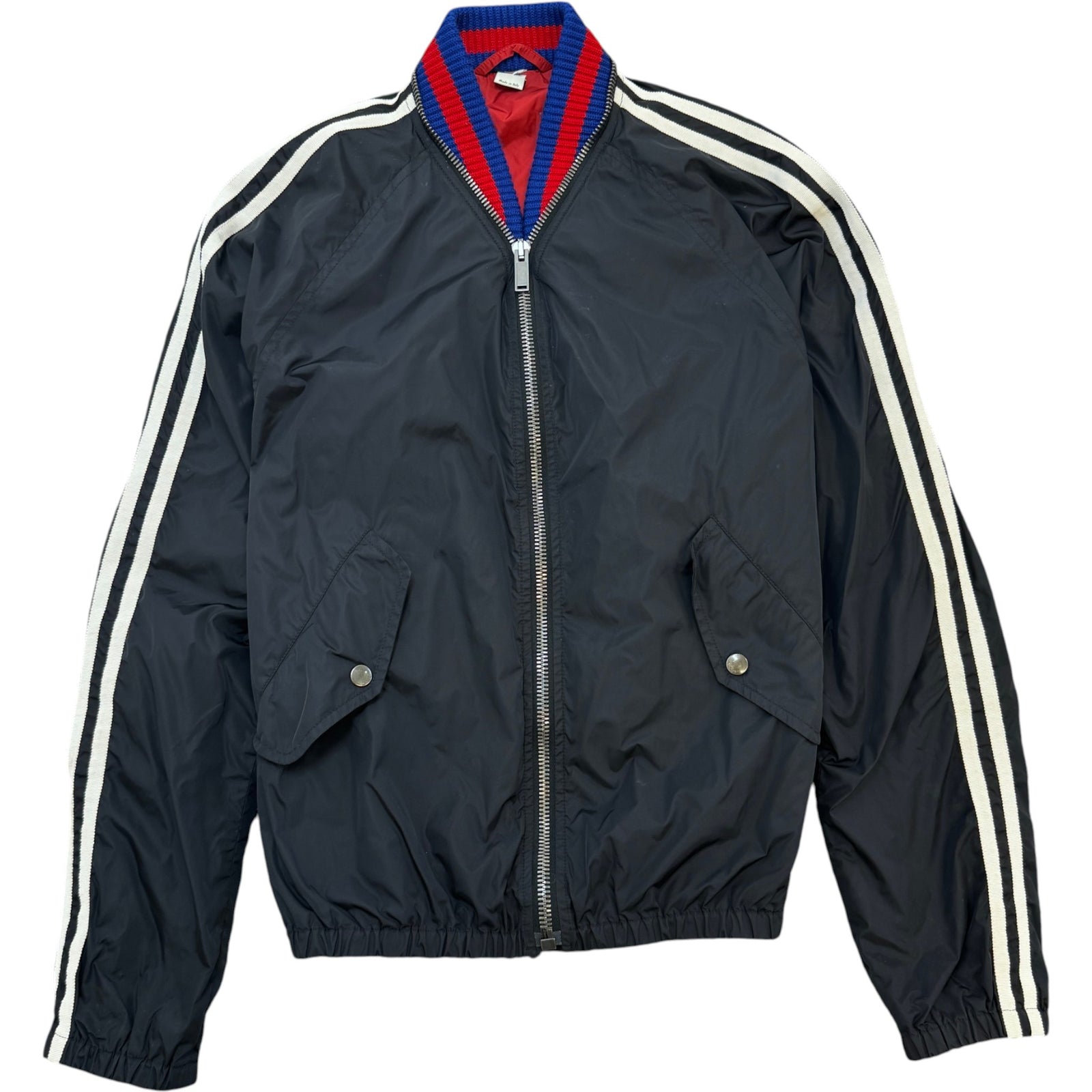 Men's Nylon Web Windbreaker Black Size S - Photo 1