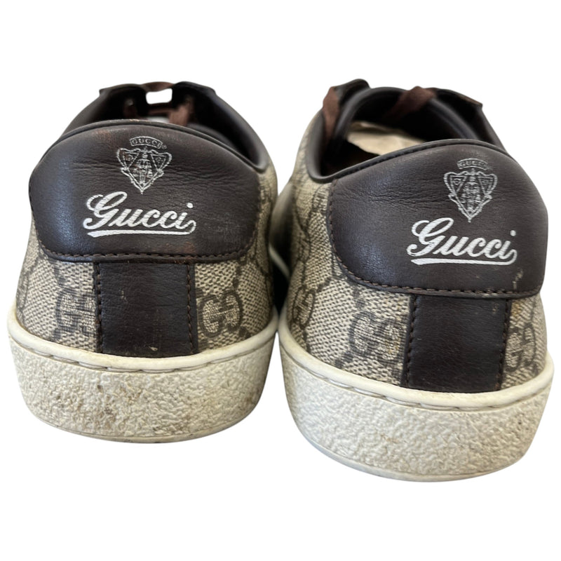 Men's GG Supreme Brooklyn Low Trainers Brown Size UK 6 / EU 40