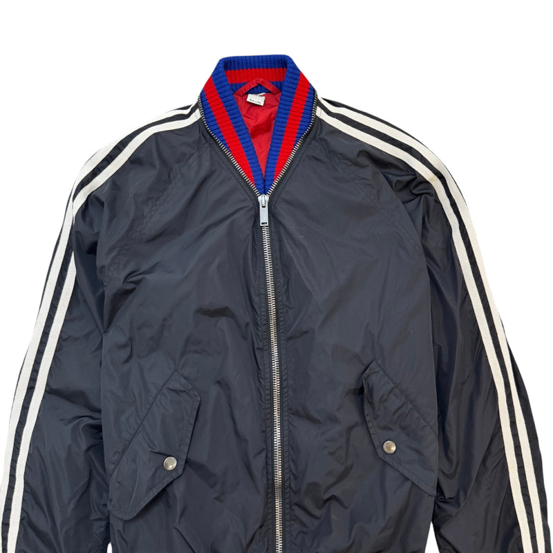 Men's Nylon Web Windbreaker Black Size S