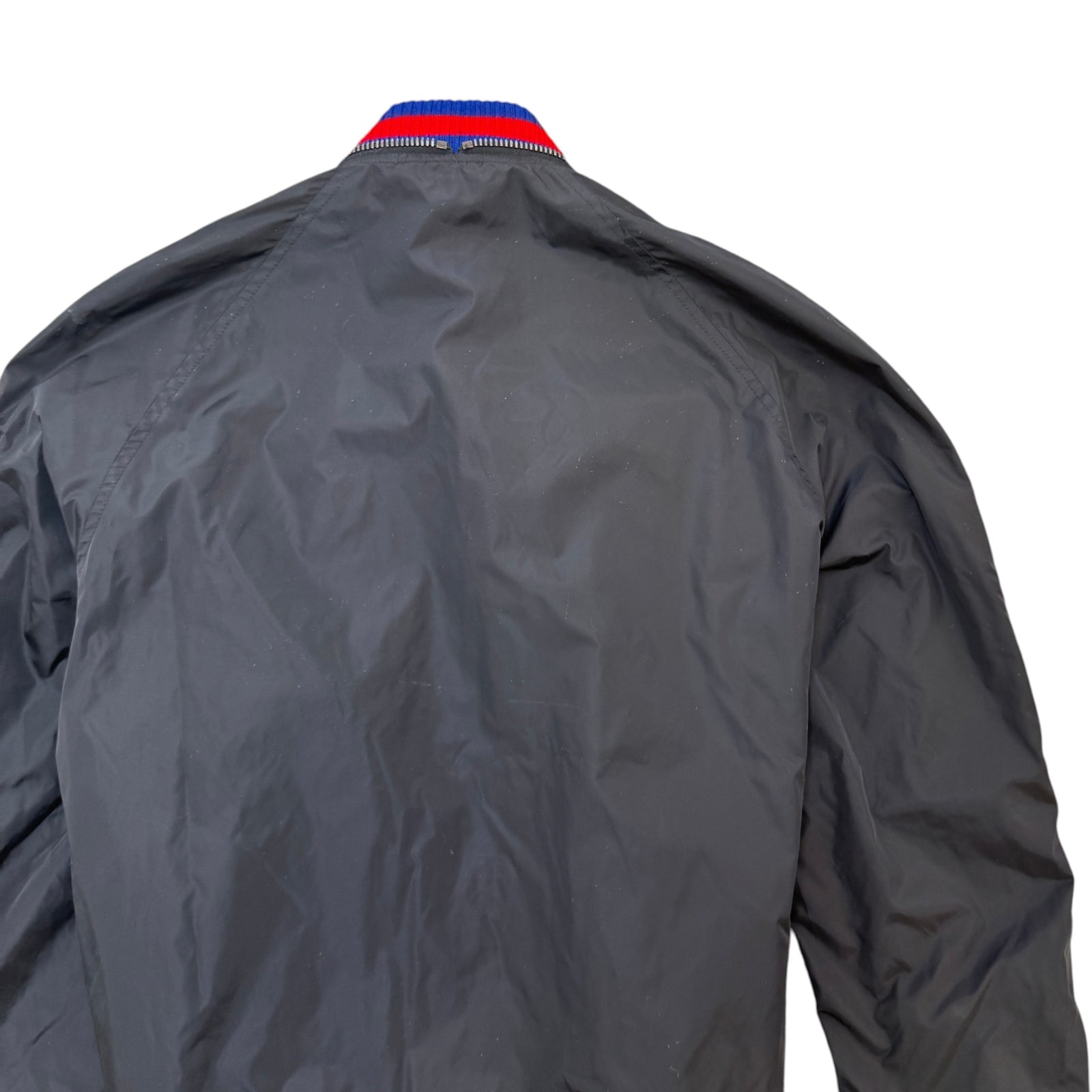 Men's Nylon Web Windbreaker Black Size S - Photo 4