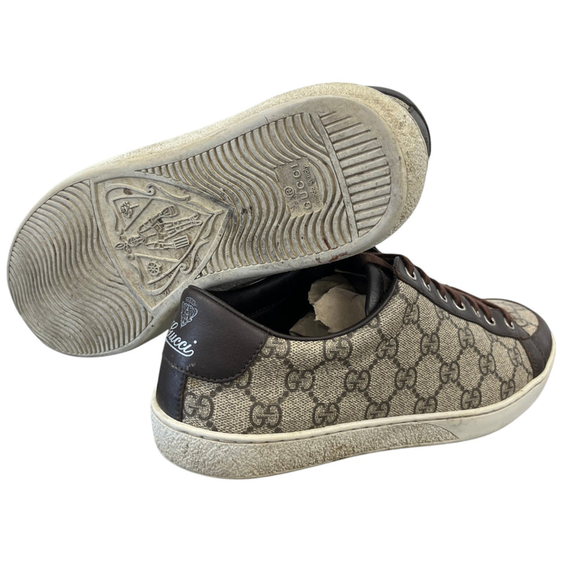 Men's GG Supreme Brooklyn Low Trainers Brown Size UK 6 / EU 40