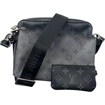 Men's Monogram Eclipse Trio Messenger Bag Black