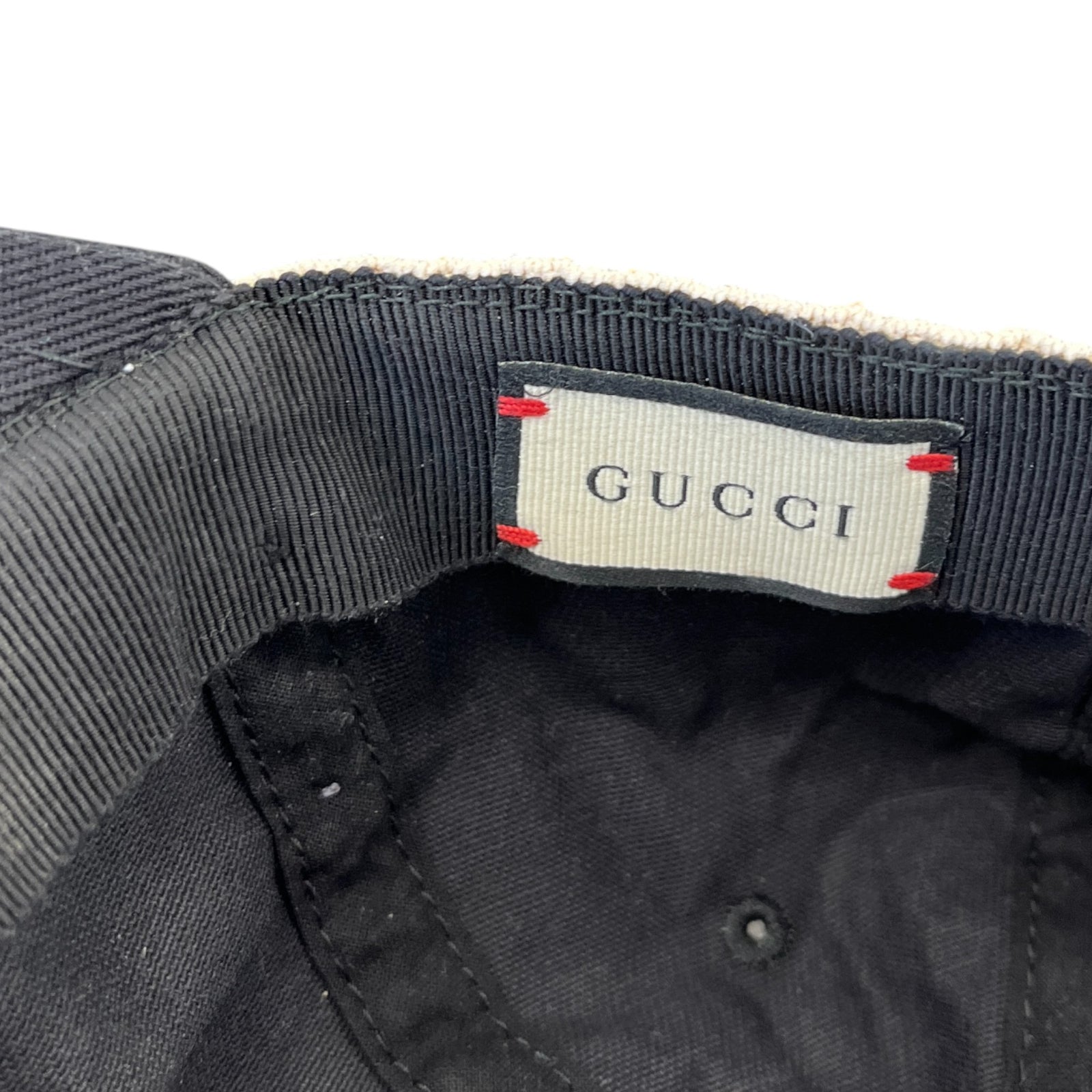 Men's Gabardine Gucci Headband Hat Black Size M - Photo 7