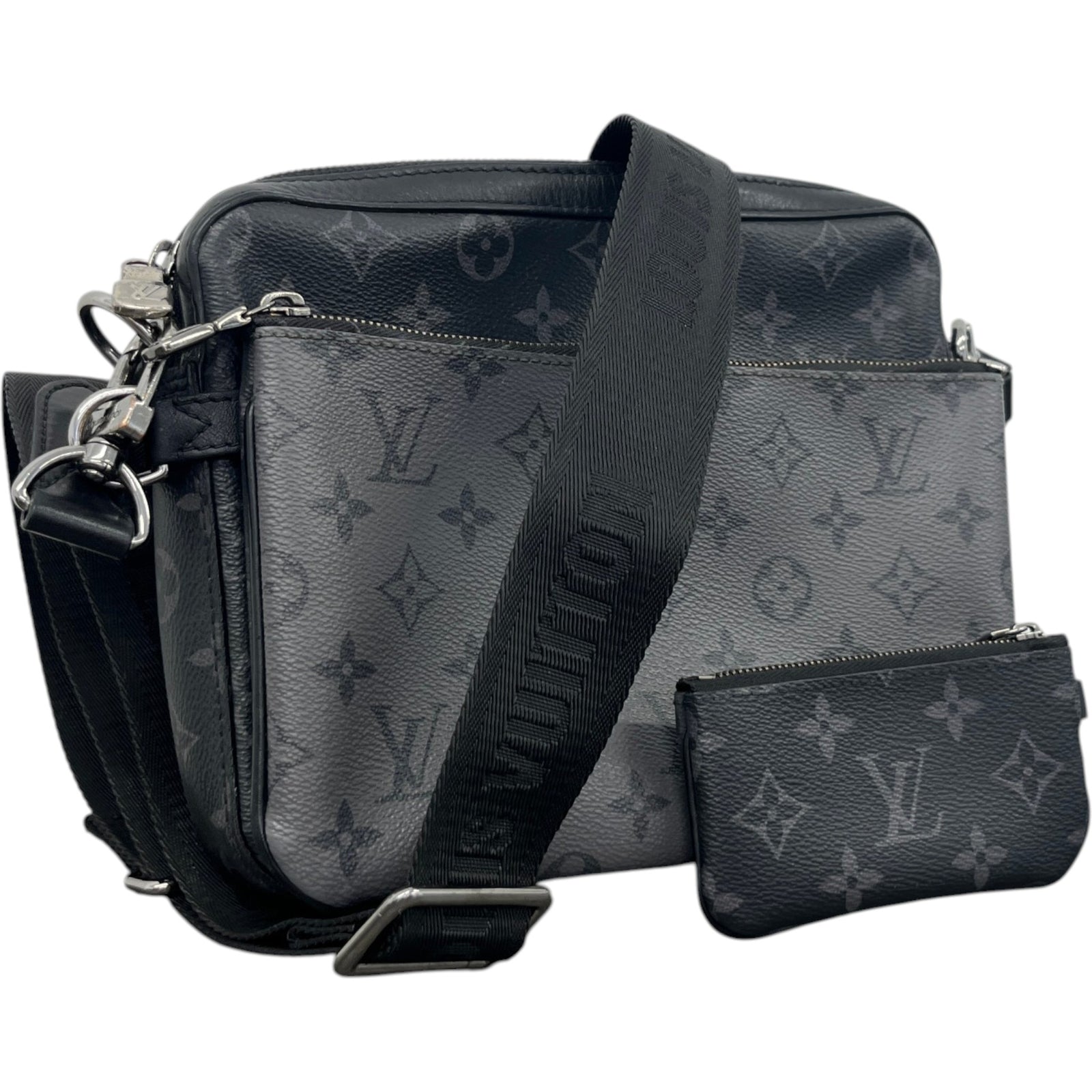 Men's Monogram Eclipse Trio Messenger Bag Black - Photo 4