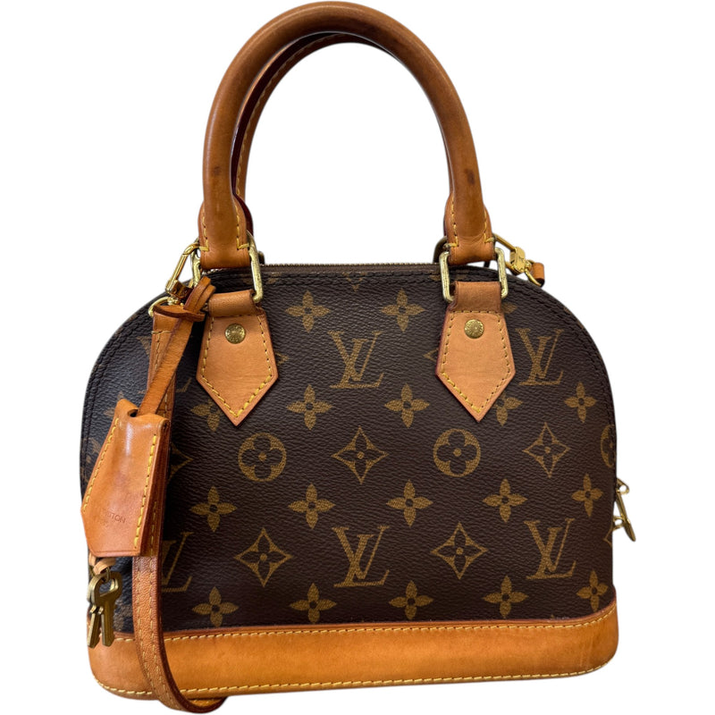 Women's Monogram Alma BB Handbag Brown