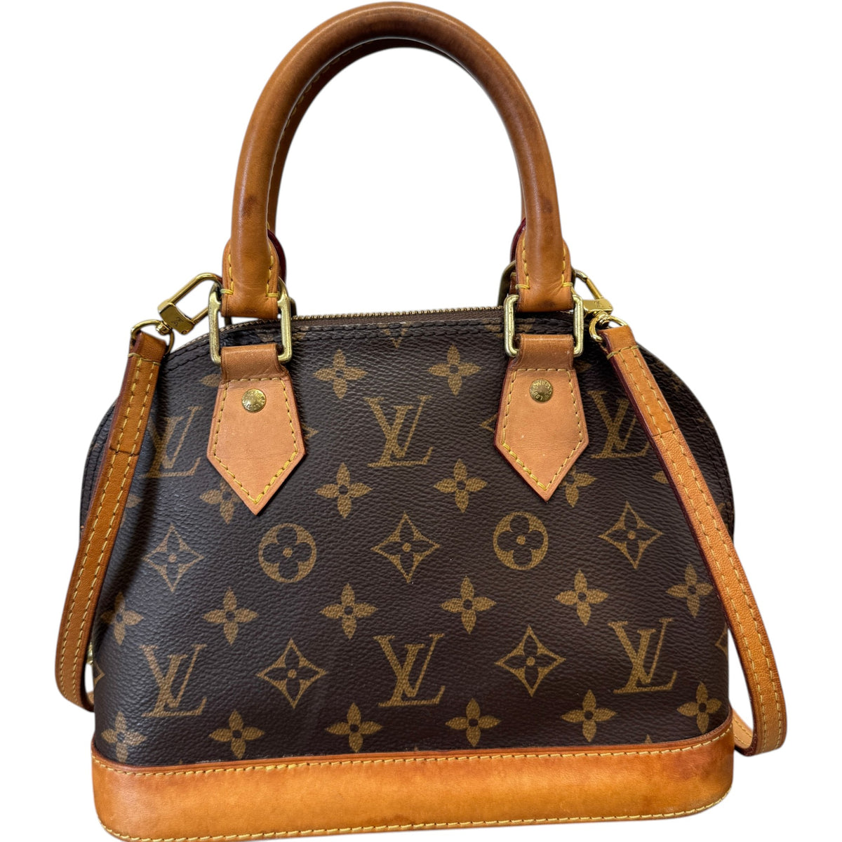 Women's Monogram Alma BB Handbag Brown - Photo 3