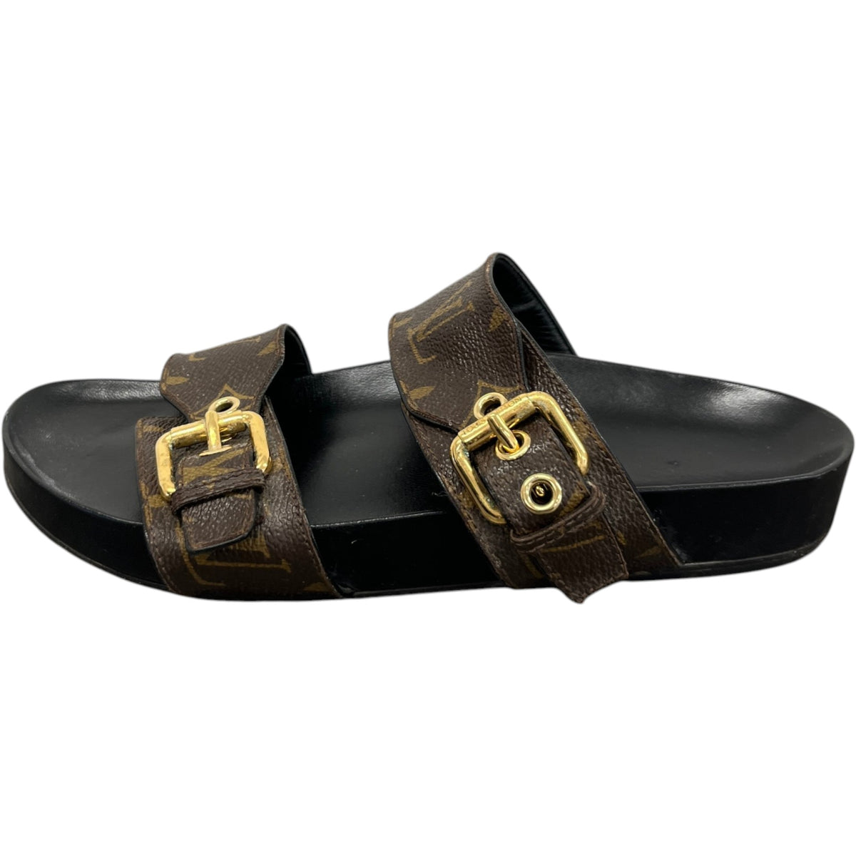 Women's Bom Dia Flat Comfort Mules Sandals Brown Size UK 4 / EU 37 - Photo 5