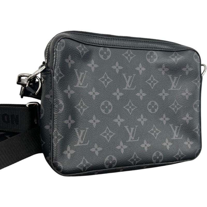 Men's Monogram Eclipse Trio Messenger Bag Black