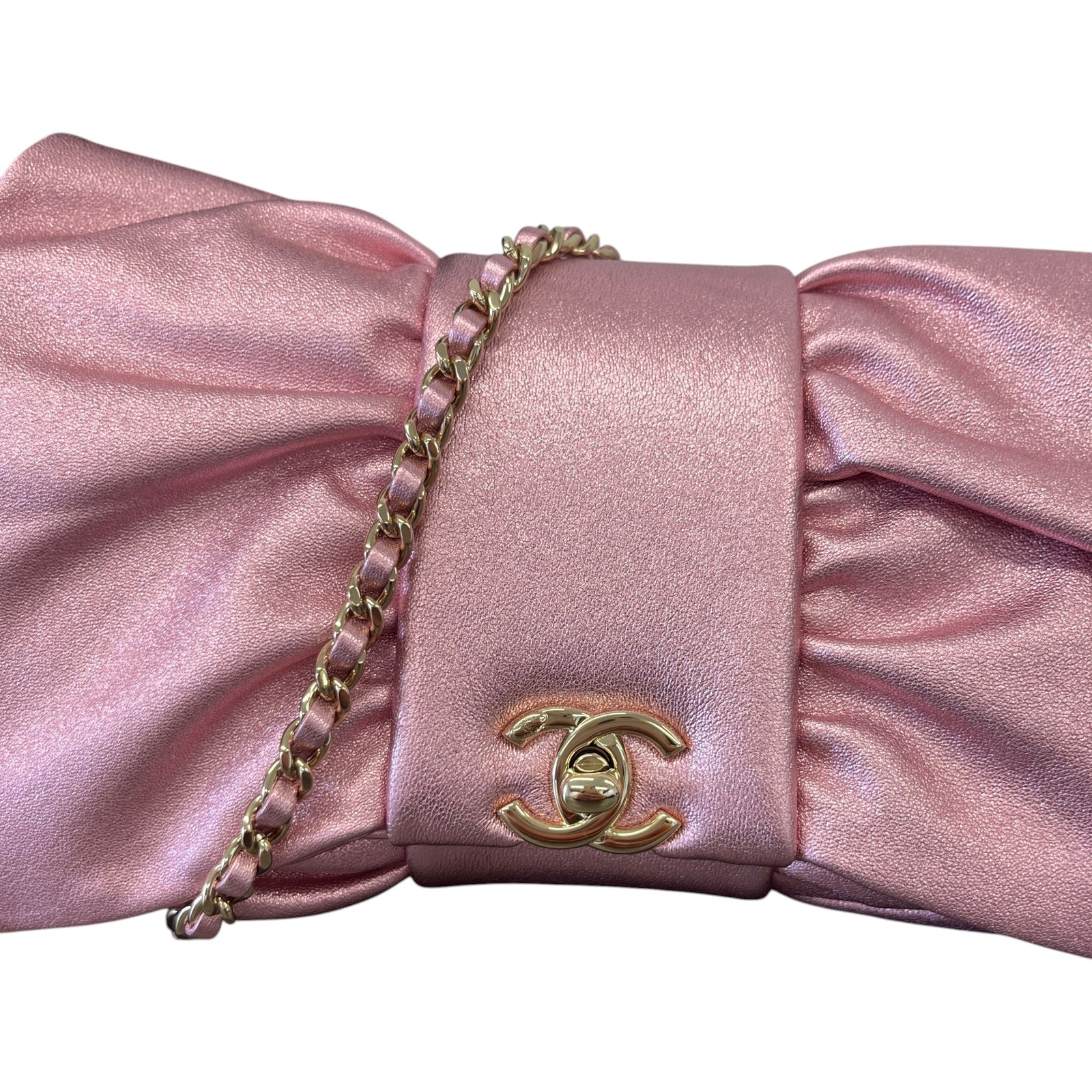 Women's 2024 Bow Clutch Clutch Pink - Photo 6