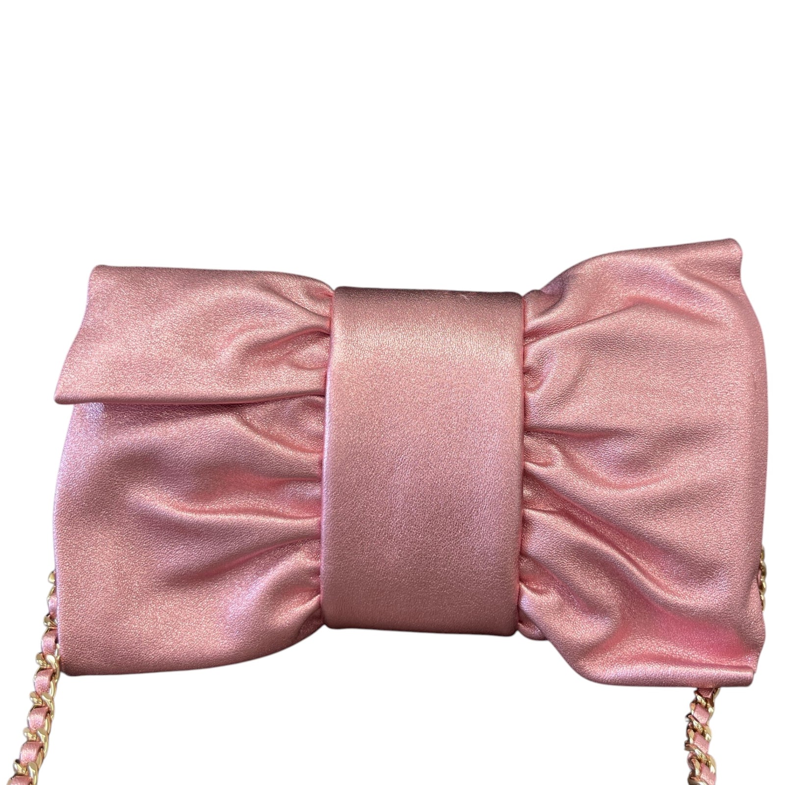 Women's 2024 Bow Clutch Clutch Pink - Photo 3