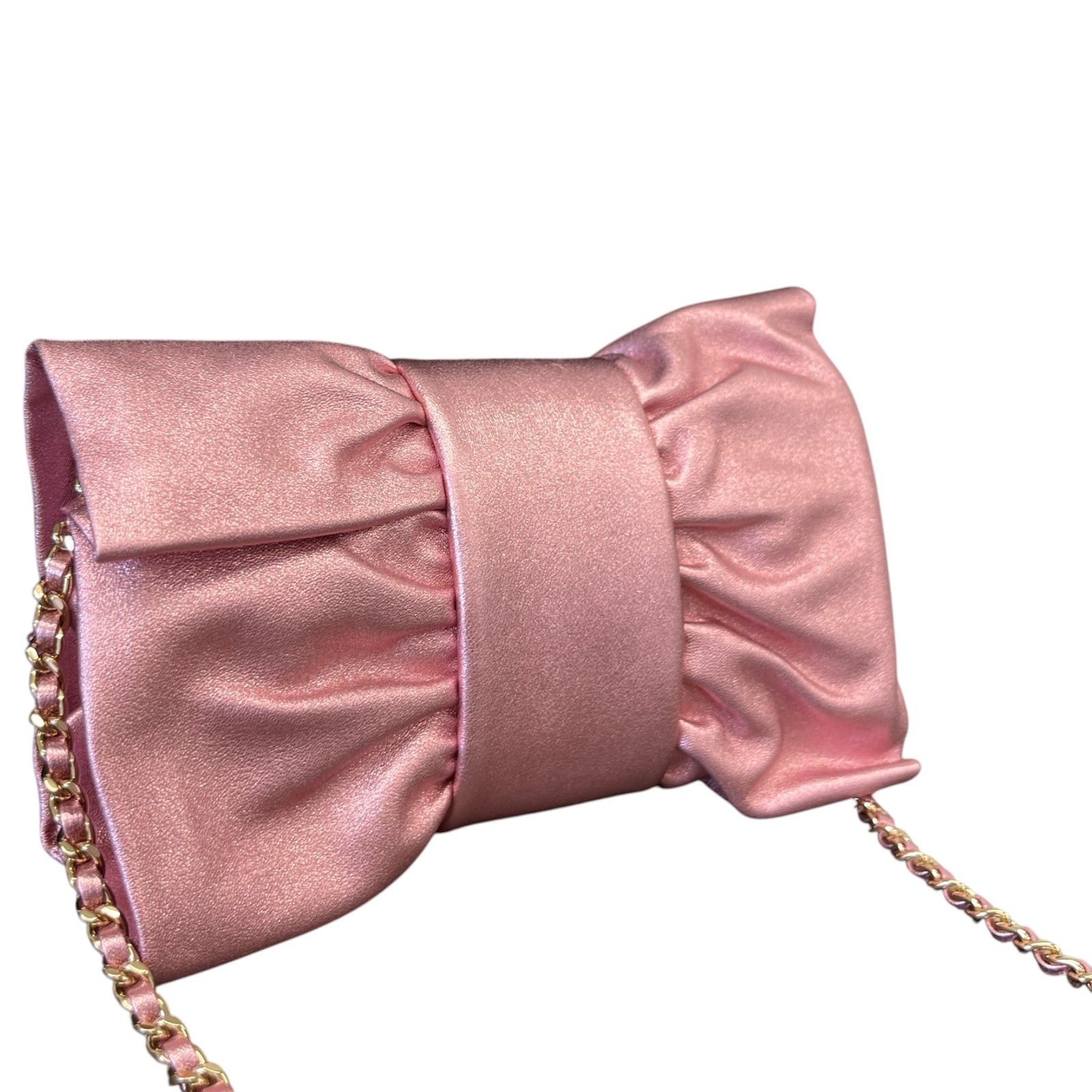 Women's 2024 Bow Clutch Clutch Pink - Photo 9