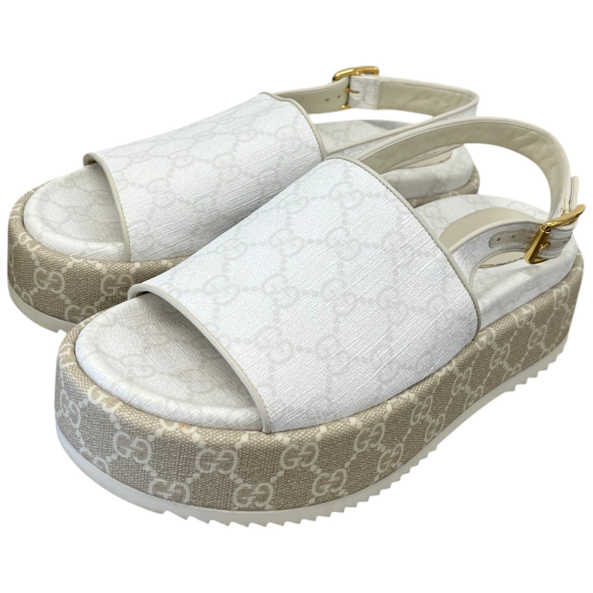 Women's Angeline Logo Sandals White Size UK 5 / EU 38 - Photo 9