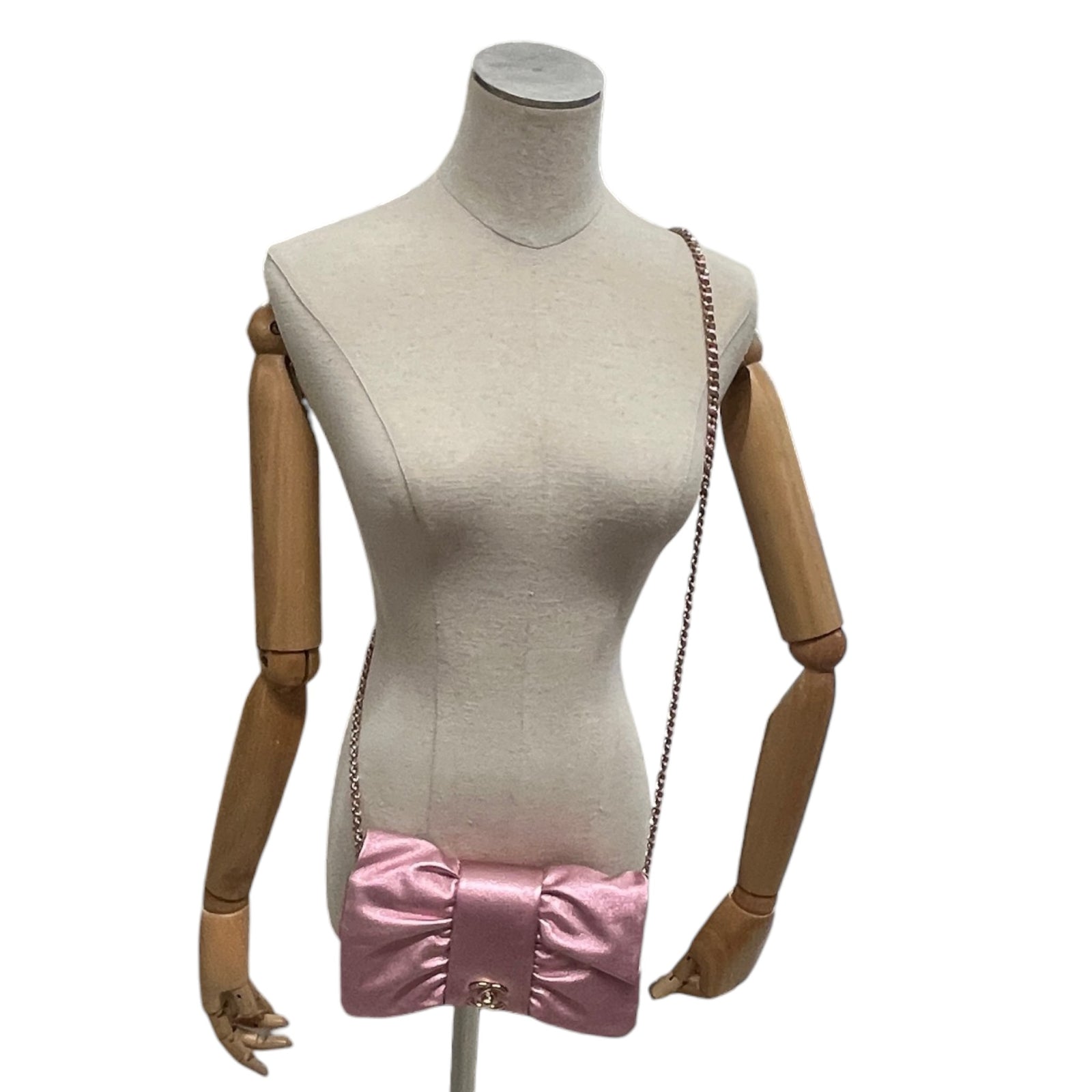 Women's 2024 Bow Clutch Clutch Pink - Photo 2