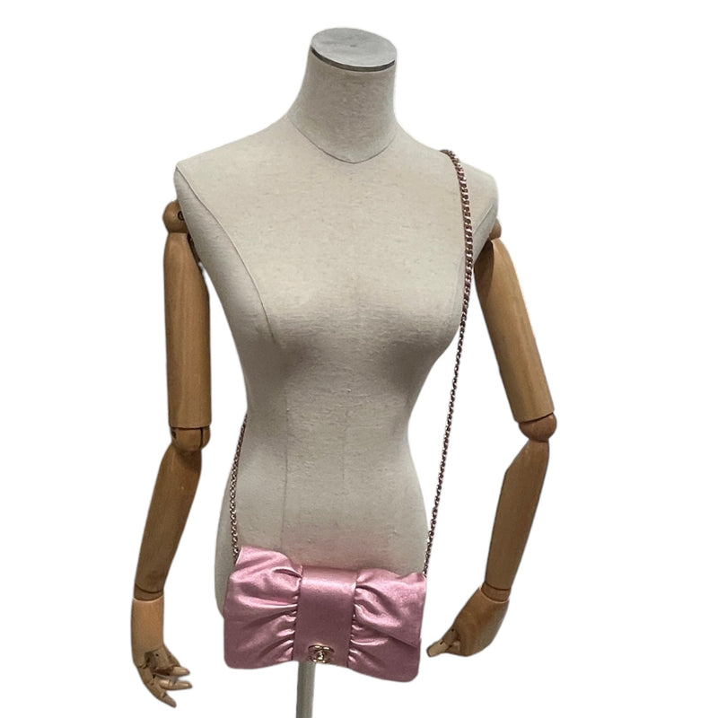 Women's 2024 Bow Clutch Clutch Pink