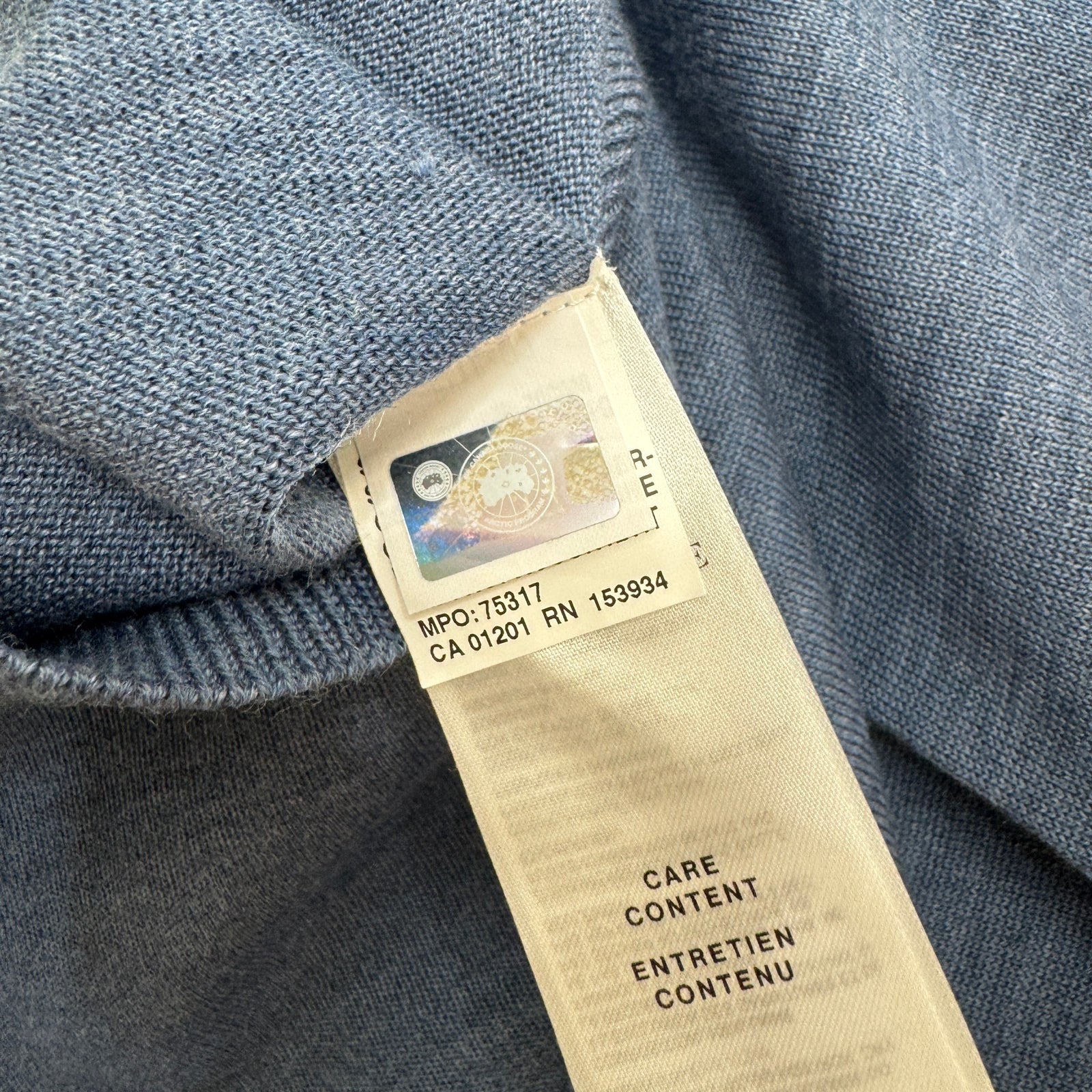 Men's Amherst Hoodie Hoodie Blue Size XL - Photo 5