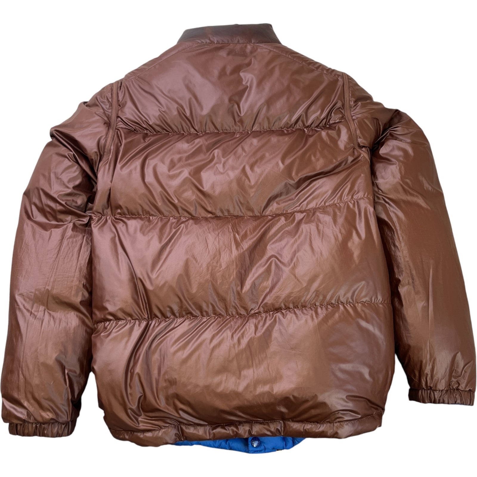 Men's Verone Reversible Down Jacket Blue Size 4 / XL - Photo 4