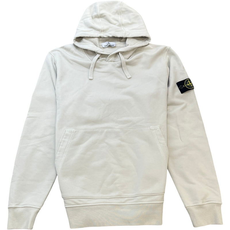 Men's Applique Logo Hoodie Beige Size XL