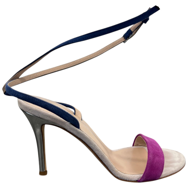 Women's Ankle Strap Heels Pink Size UK 2 / EU 35