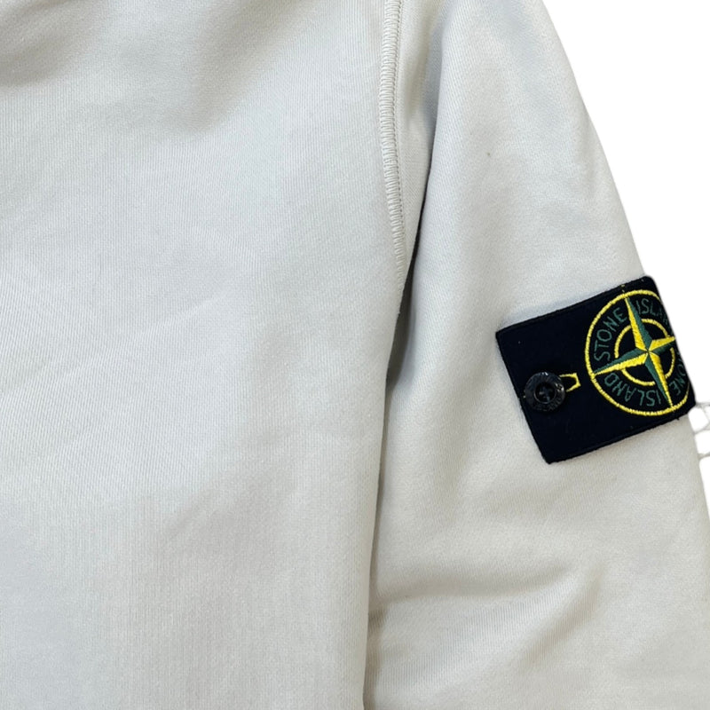 Men's Applique Logo Hoodie Beige Size XL