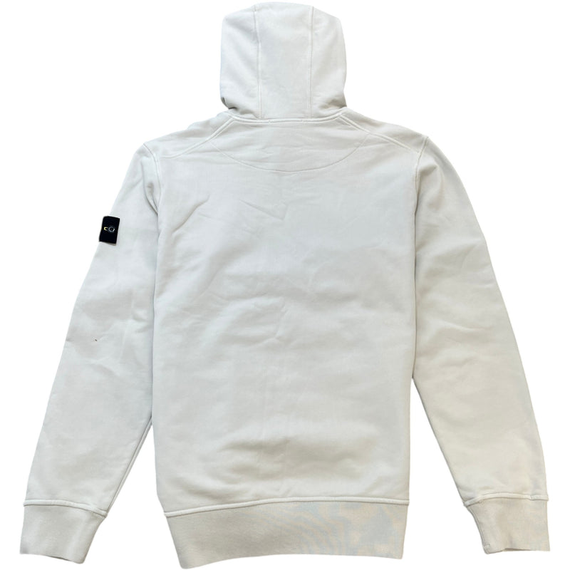 Men's Applique Logo Hoodie Beige Size XL