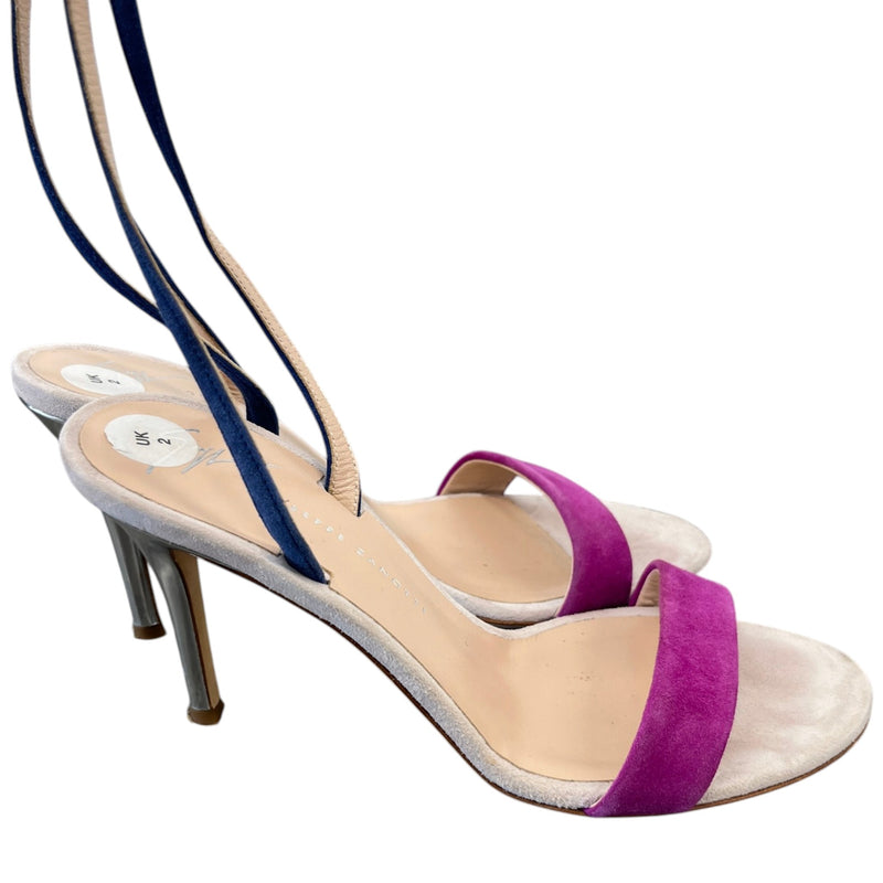Women's Ankle Strap Heels Pink Size UK 2 / EU 35