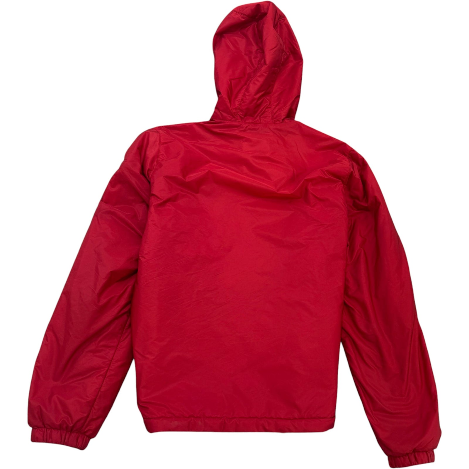 Men's Re-Nylon Plaque Logo Windbreaker Red Size S - Photo 2
