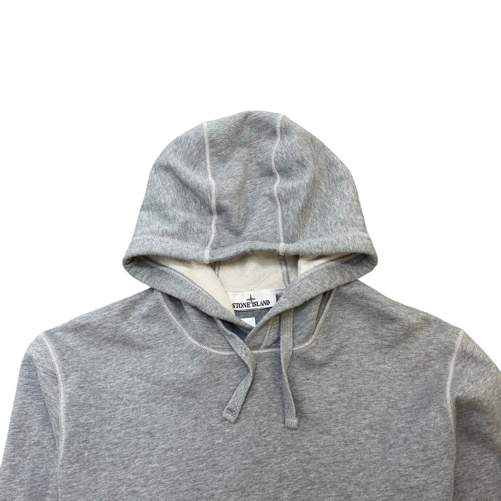Men's Applique Logo Hoodie Grey Size XL - Photo 5