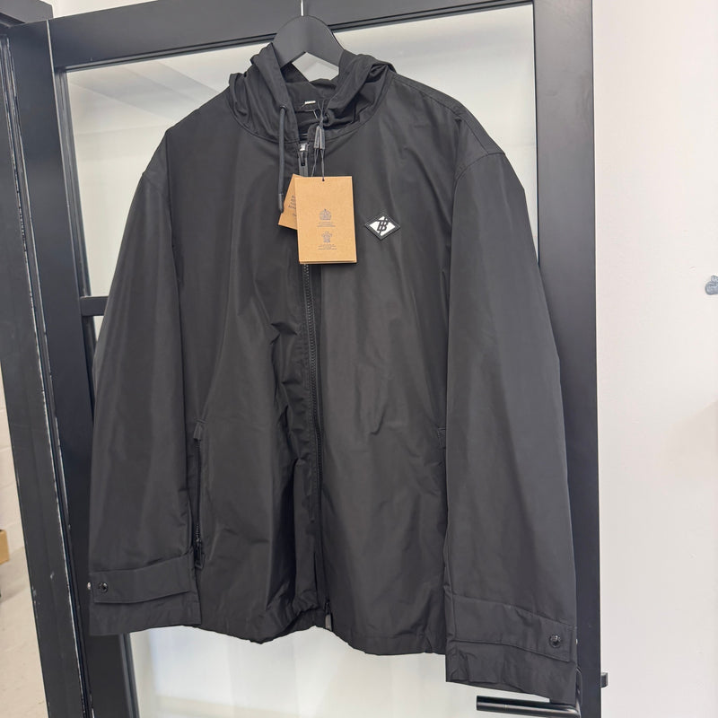 Men's Everton Logo Windbreaker Black Size 4XL