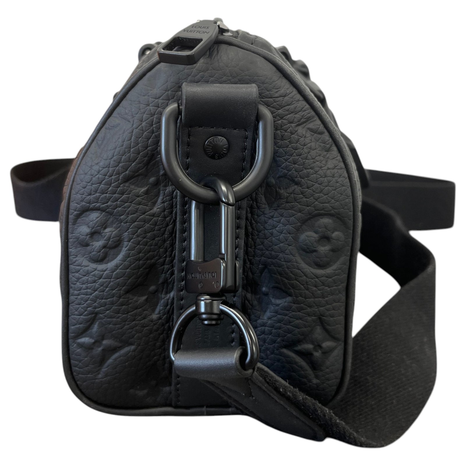 Men's Monogram Empreinte Keepall Bandoulière 25 Messenger Bag Black - Photo 7
