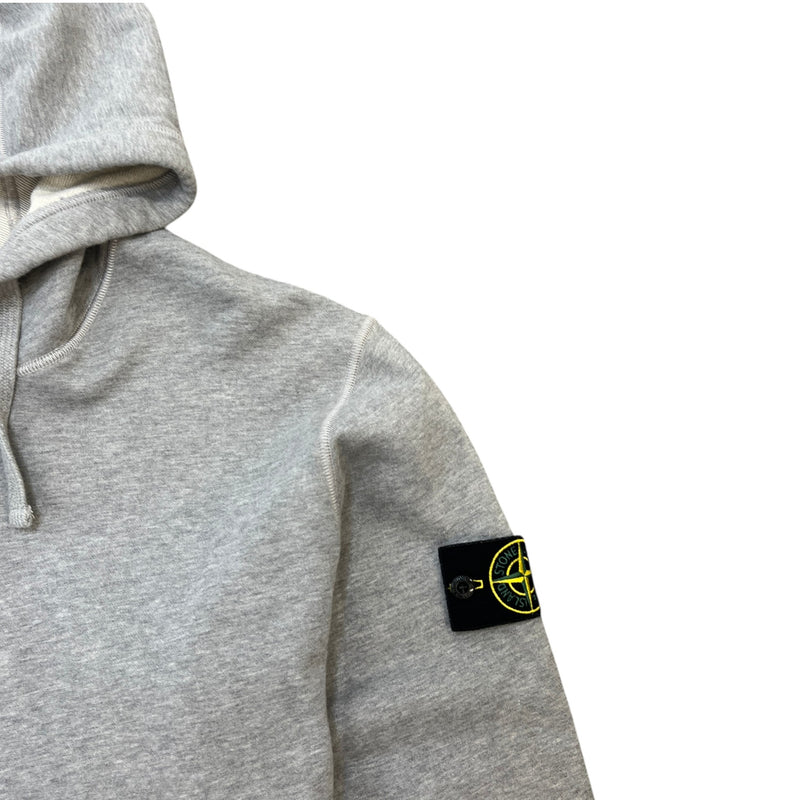 Men's Applique Logo Hoodie Grey Size XL