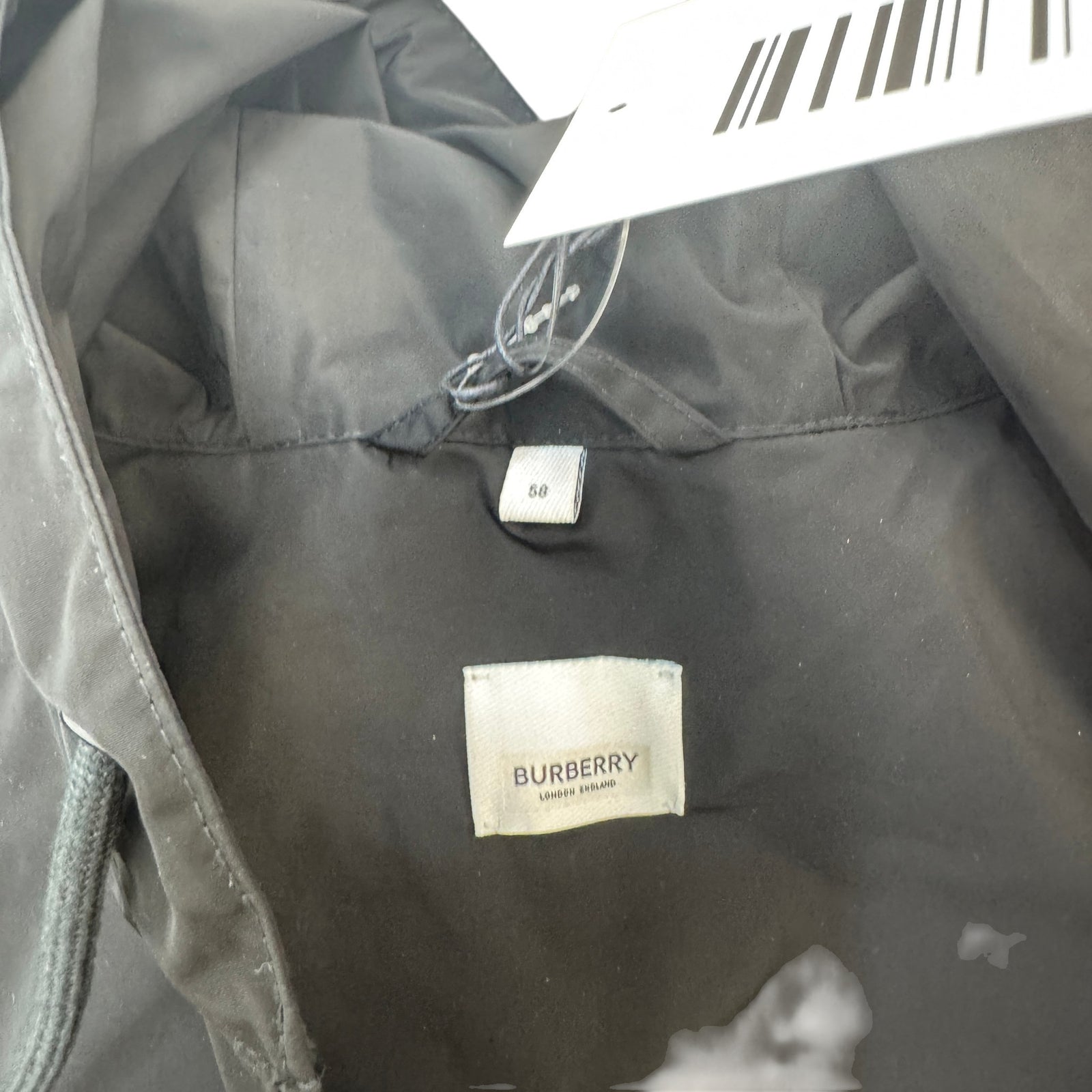 Men's Everton Logo Windbreaker Black Size 4XL - Photo 8