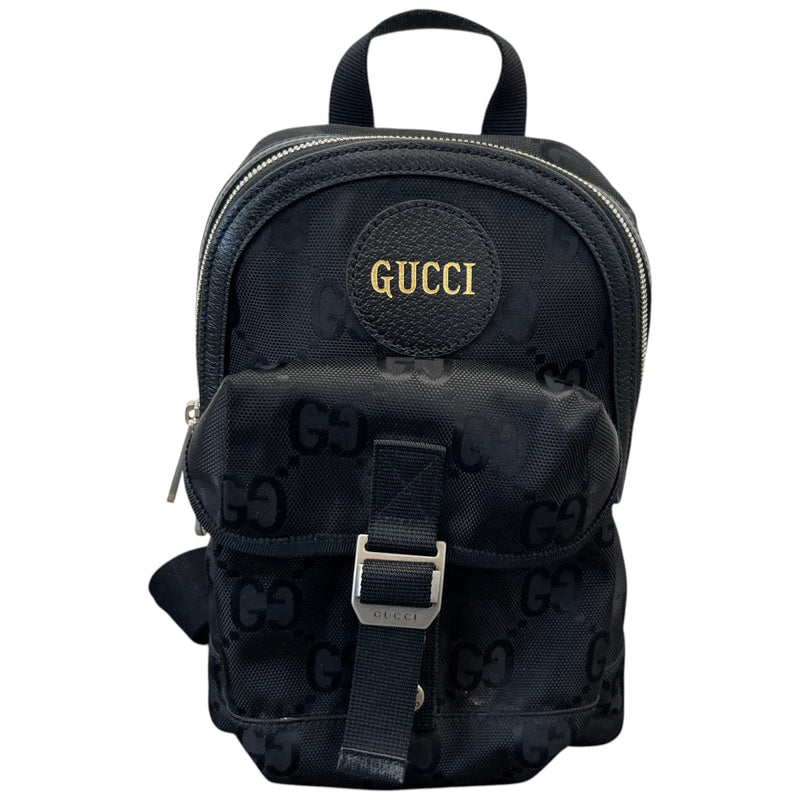 Men's Off The Grid GG Monogram Belt Bag Black