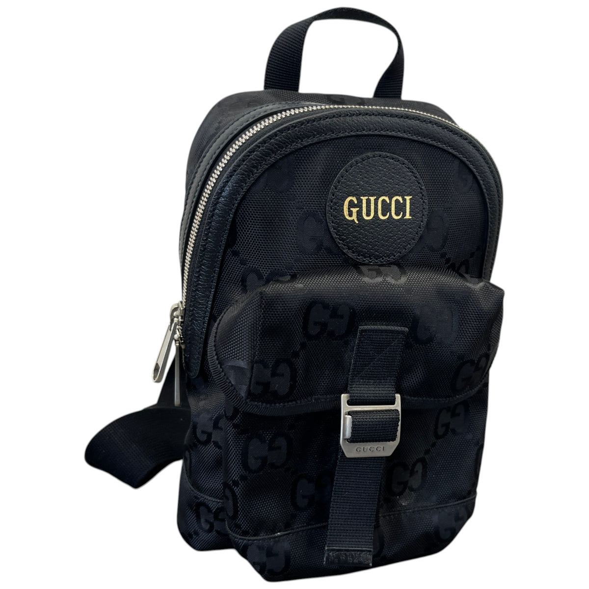 Men's Off The Grid GG Monogram Belt Bag Black - Photo 4
